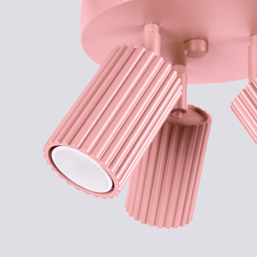 Brilagi - CRESTO LED Spot Fixture 3×GU10/10W/230V, Pink
