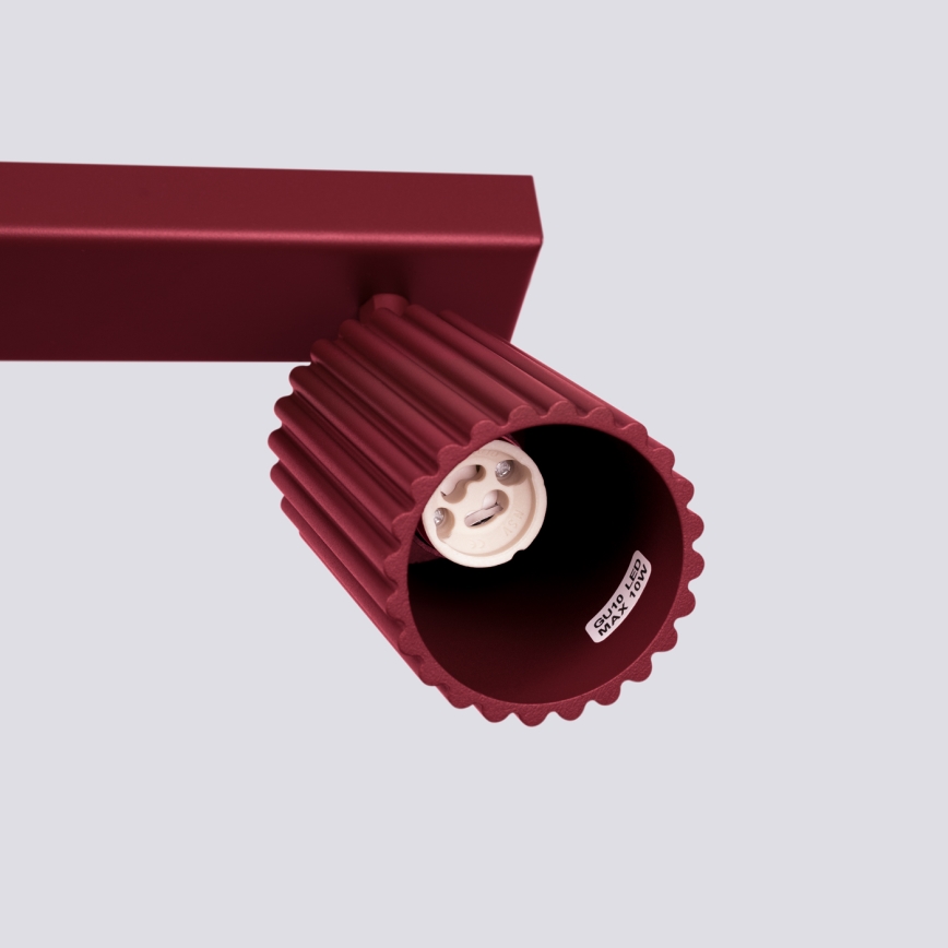 Brilagi - CRESTO LED Spot Light 6x GU10 / 10W / 230V, Burgundy