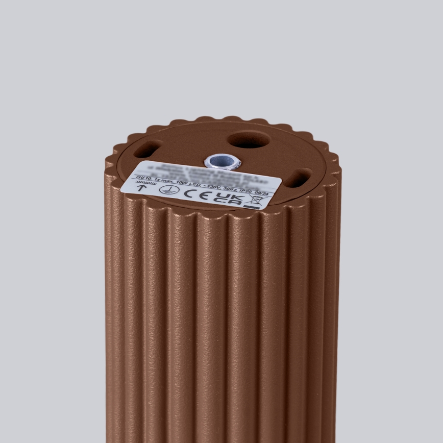 Brilagi - CRESTO LED spotlight 1x GU10/10W/230V, 10 cm, Brown