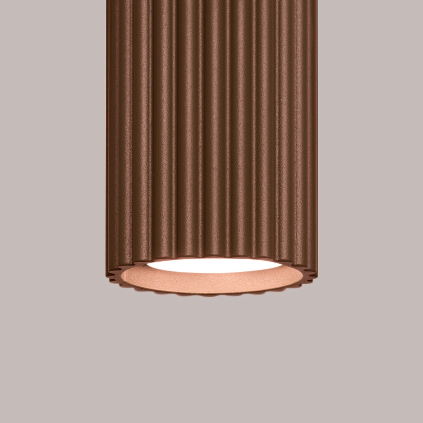 Brilagi - CRESTO LED spotlight 1x GU10/10W/230V, 10 cm, Brown