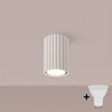 Brilagi - CRESTO LED Spotlight 1x GU10/10W/230V 10 cm Cream