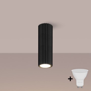 Brilagi - CRESTO LED Spotlight 1x GU10/10W/230V, 20 cm, Black