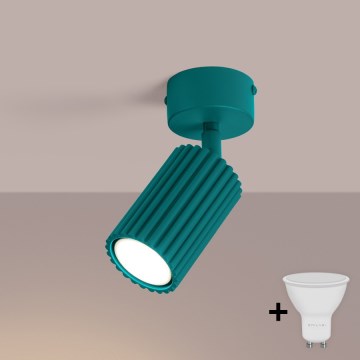 Brilagi - CRESTO LED Spotlight 1x GU10 / 10W / 230V, Turquoise