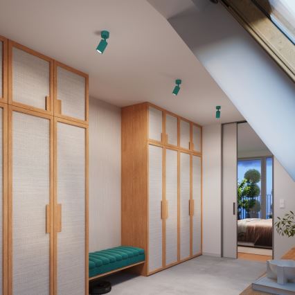 Brilagi - CRESTO LED Spotlight 1x GU10 / 10W / 230V, Turquoise