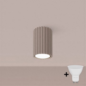 Brilagi - CRESTO LED Spotlight 1xGU10/10W/230V 10 cm taupe