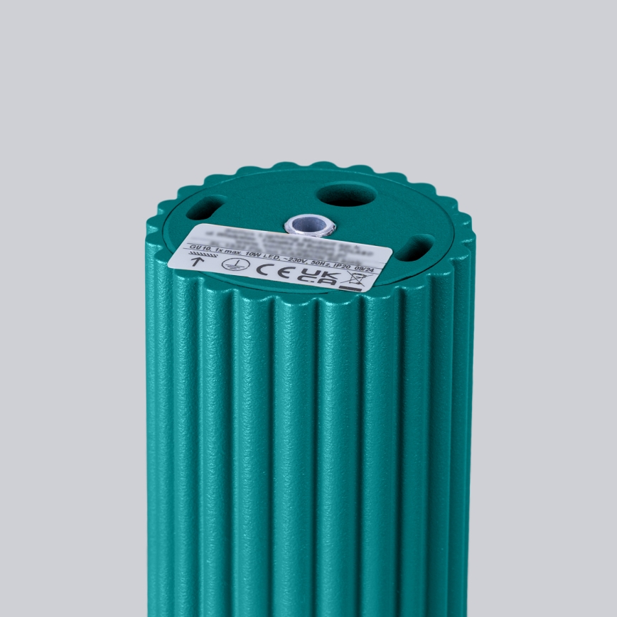 Brilagi - CRESTO LED spotlight 1xGU10/10W/230V, 10 cm, turquoise