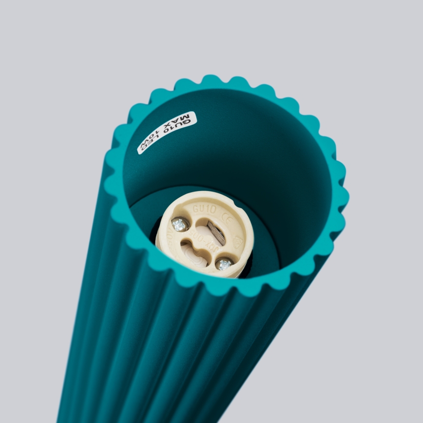 Brilagi - CRESTO LED spotlight 1xGU10/10W/230V, 10 cm, turquoise