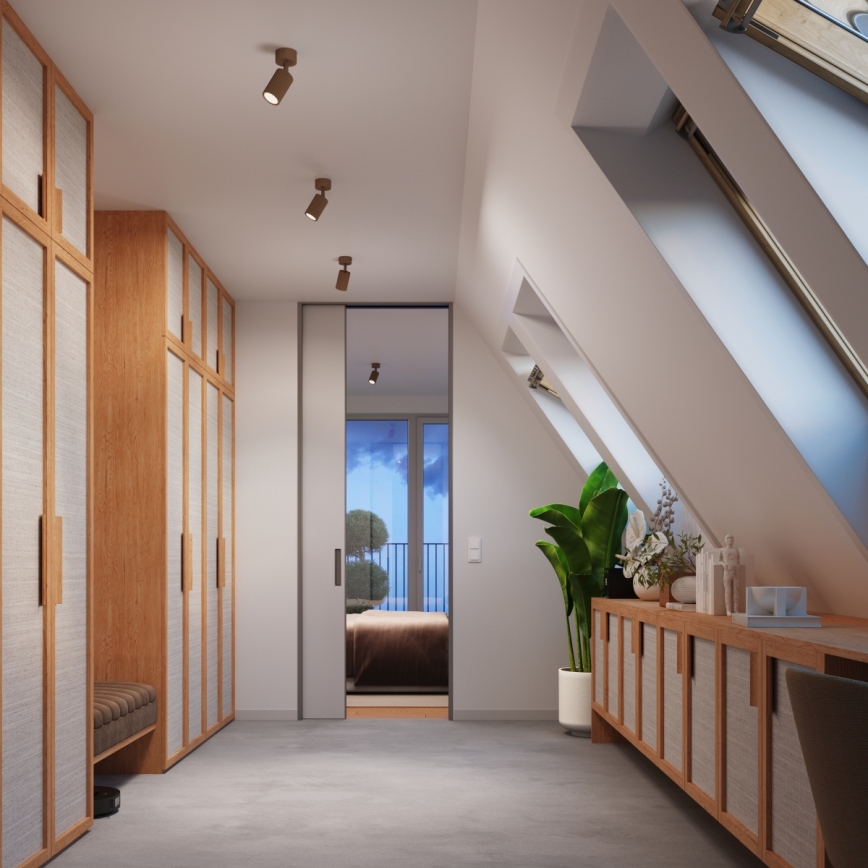 Brilagi - CRESTO LED Spotlight 1xGU10/10W/230V Brown