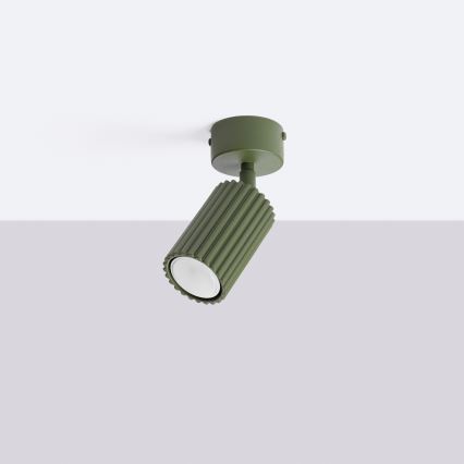 Brilagi - CRESTO LED spotlight 1xGU10/10W/230V green