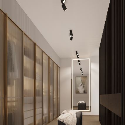 Brilagi - CRESTO LED Spotlight 2x GU10/10W/230V, Black