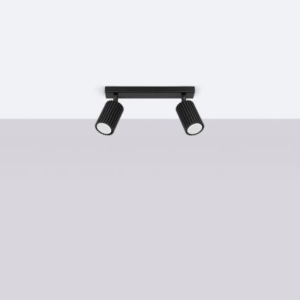 Brilagi - CRESTO LED Spotlight 2x GU10/10W/230V, Black