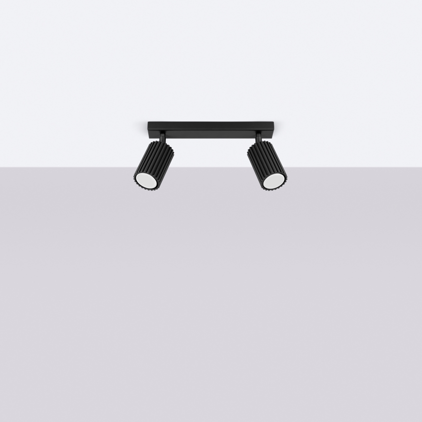 Brilagi - CRESTO LED Spotlight 2x GU10/10W/230V, Black