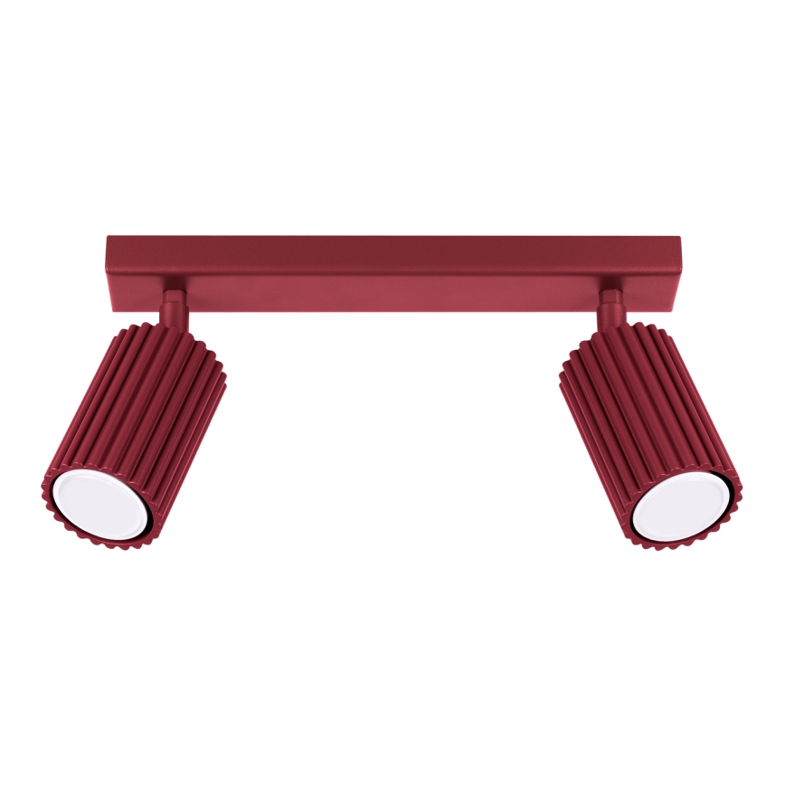 Brilagi - CRESTO LED spotlight 2x GU10/10W/230V, Burgundy