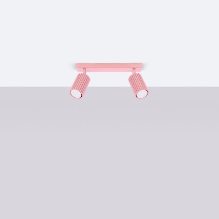 Brilagi - CRESTO LED spotlight 2xGU10/10W/230V pink