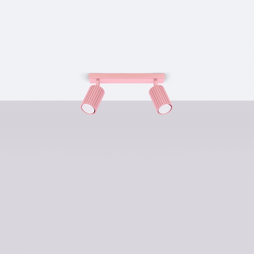 Brilagi - CRESTO LED spotlight 2xGU10/10W/230V pink