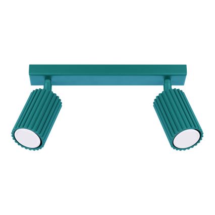 Brilagi - CRESTO LED spotlight 2xGU10/10W/230V turquoise