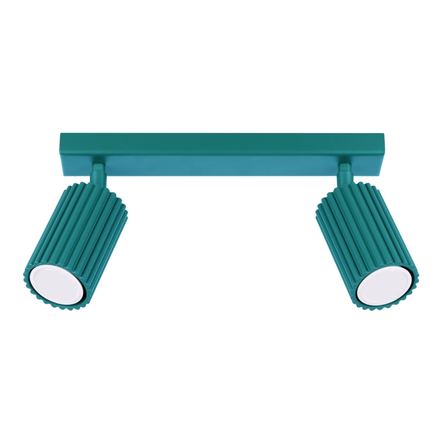 Brilagi - CRESTO LED spotlight 2xGU10/10W/230V turquoise