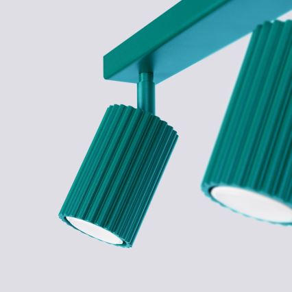 Brilagi - CRESTO LED spotlight 2xGU10/10W/230V turquoise