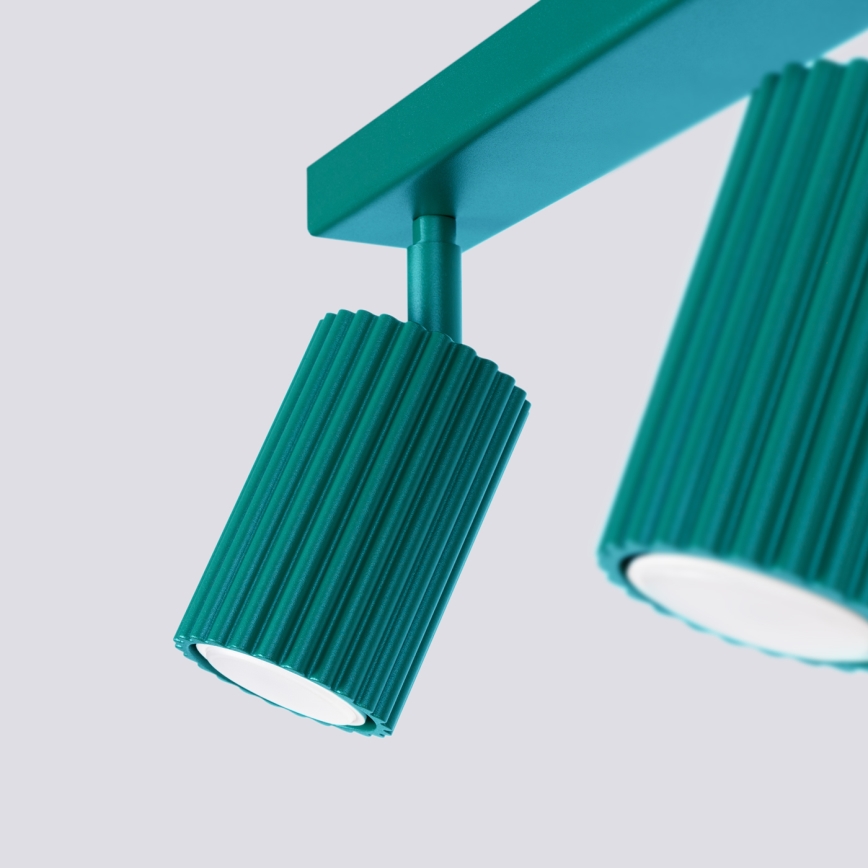 Brilagi - CRESTO LED spotlight 2xGU10/10W/230V turquoise