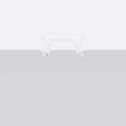 Brilagi - CRESTO LED Spotlight 2xGU10/10W/230V White