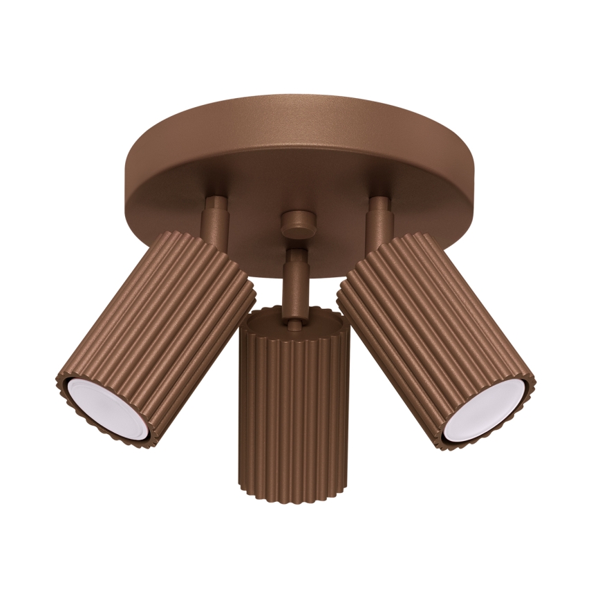Brilagi - CRESTO LED Spotlight 3x GU10/10W/230V, Brown