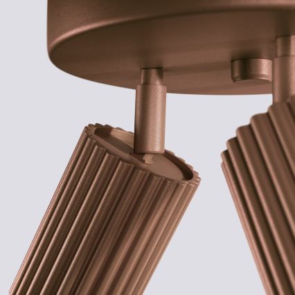 Brilagi - CRESTO LED Spotlight 3x GU10/10W/230V, Brown