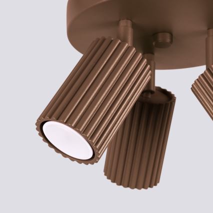 Brilagi - CRESTO LED Spotlight 3x GU10/10W/230V, Brown