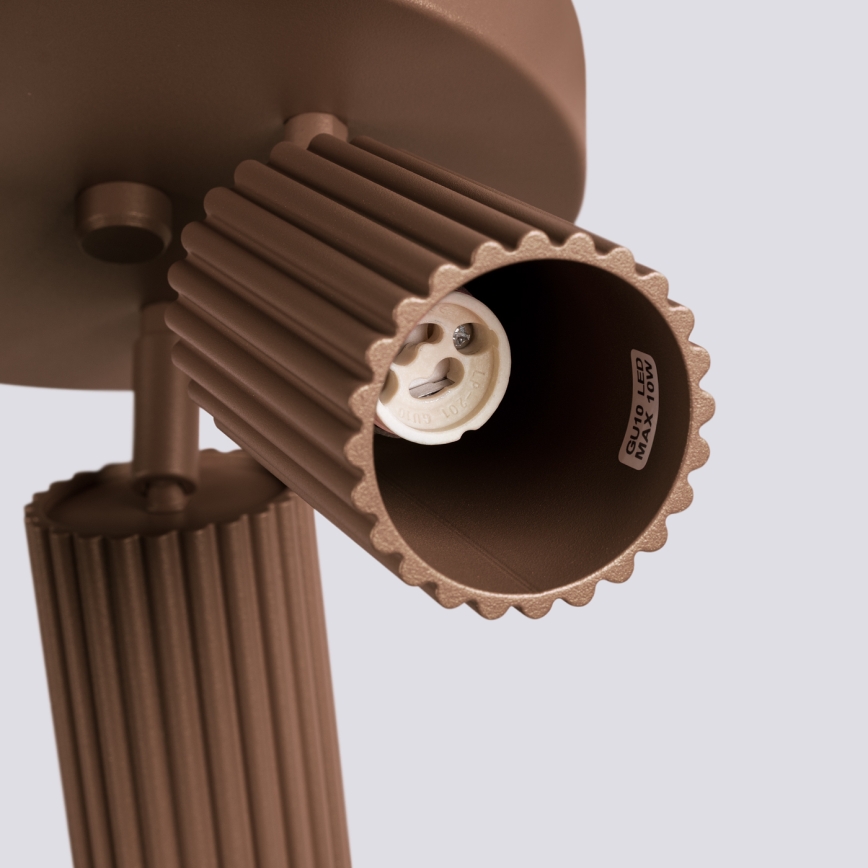 Brilagi - CRESTO LED Spotlight 3x GU10/10W/230V, Brown