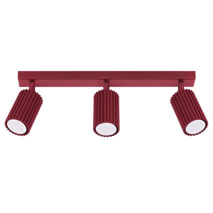 Brilagi - CRESTO LED Spotlight 3x GU10/10W/230V, Burgundy