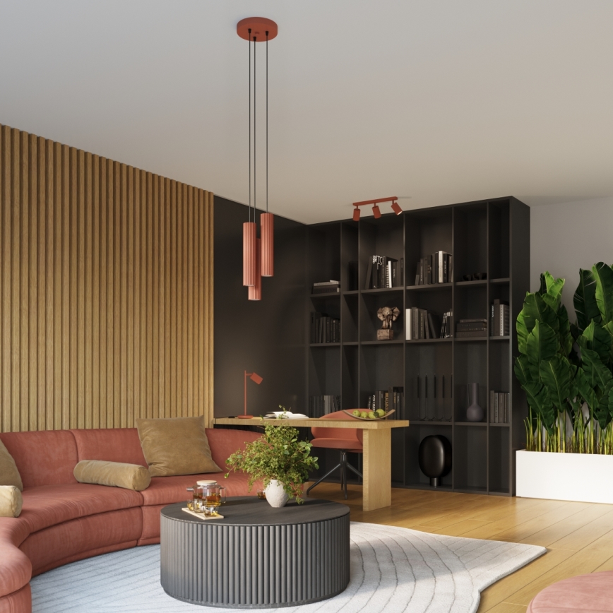 Brilagi - CRESTO LED Spotlight 3x GU10 / 10W / 230V, Red