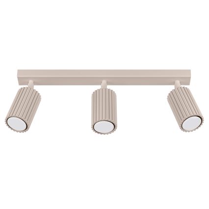 Brilagi - CRESTO LED Spotlight 3x GU10/10W/230V taupe