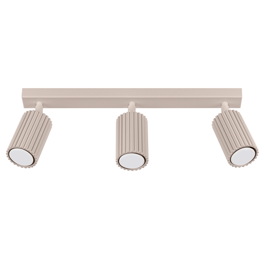 Brilagi - CRESTO LED Spotlight 3x GU10/10W/230V taupe