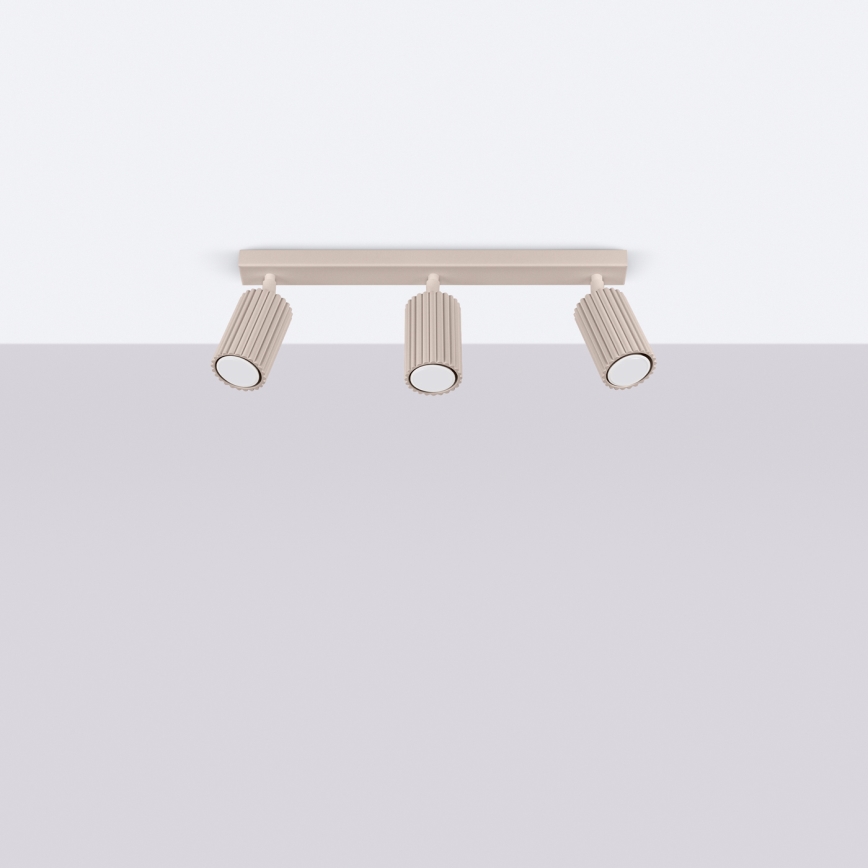 Brilagi - CRESTO LED Spotlight 3x GU10/10W/230V taupe