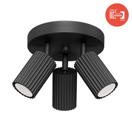 Brilagi - CRESTO LED Spotlight 3xGU10/10W/230V Black