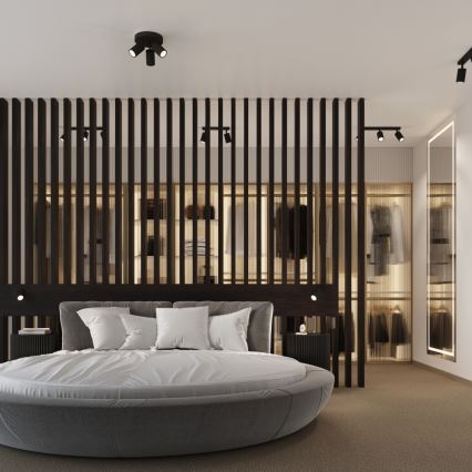 Brilagi - CRESTO LED Spotlight 3xGU10/10W/230V Black