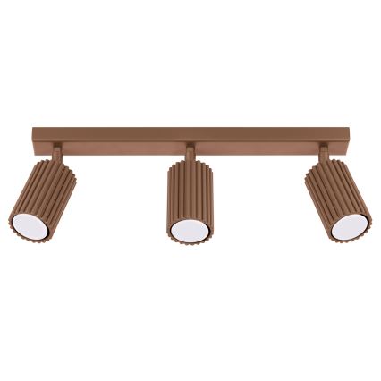 Brilagi - CRESTO LED Spotlight 3xGU10/10W/230V, Brown