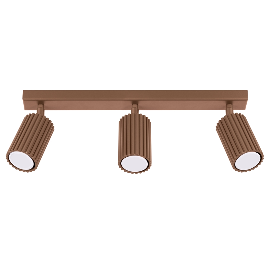 Brilagi - CRESTO LED Spotlight 3xGU10/10W/230V, Brown