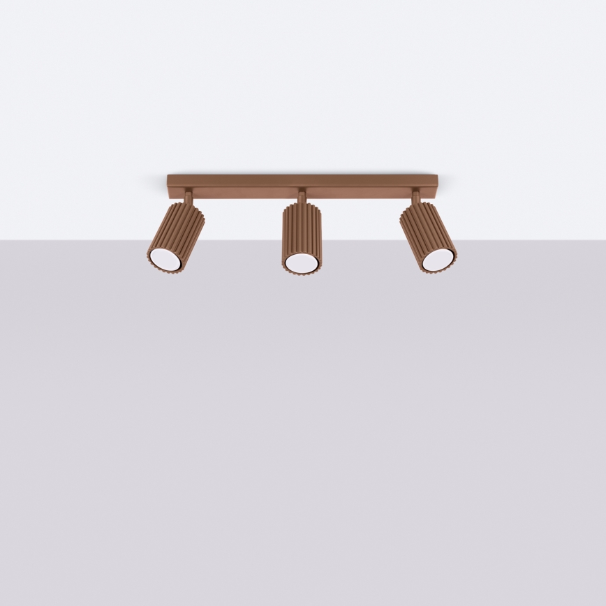 Brilagi - CRESTO LED Spotlight 3xGU10/10W/230V, Brown