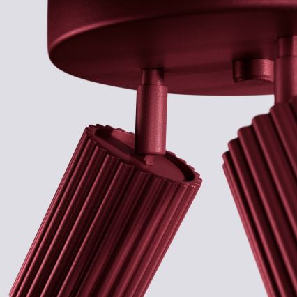 Brilagi - CRESTO LED spotlight 3xGU10/10W/230V burgundy