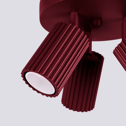 Brilagi - CRESTO LED spotlight 3xGU10/10W/230V burgundy