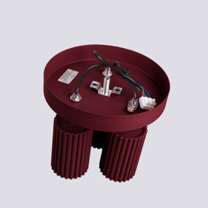 Brilagi - CRESTO LED spotlight 3xGU10/10W/230V burgundy