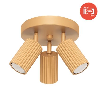 Brilagi - CRESTO LED spotlight 3xGU10/10W/230V gold