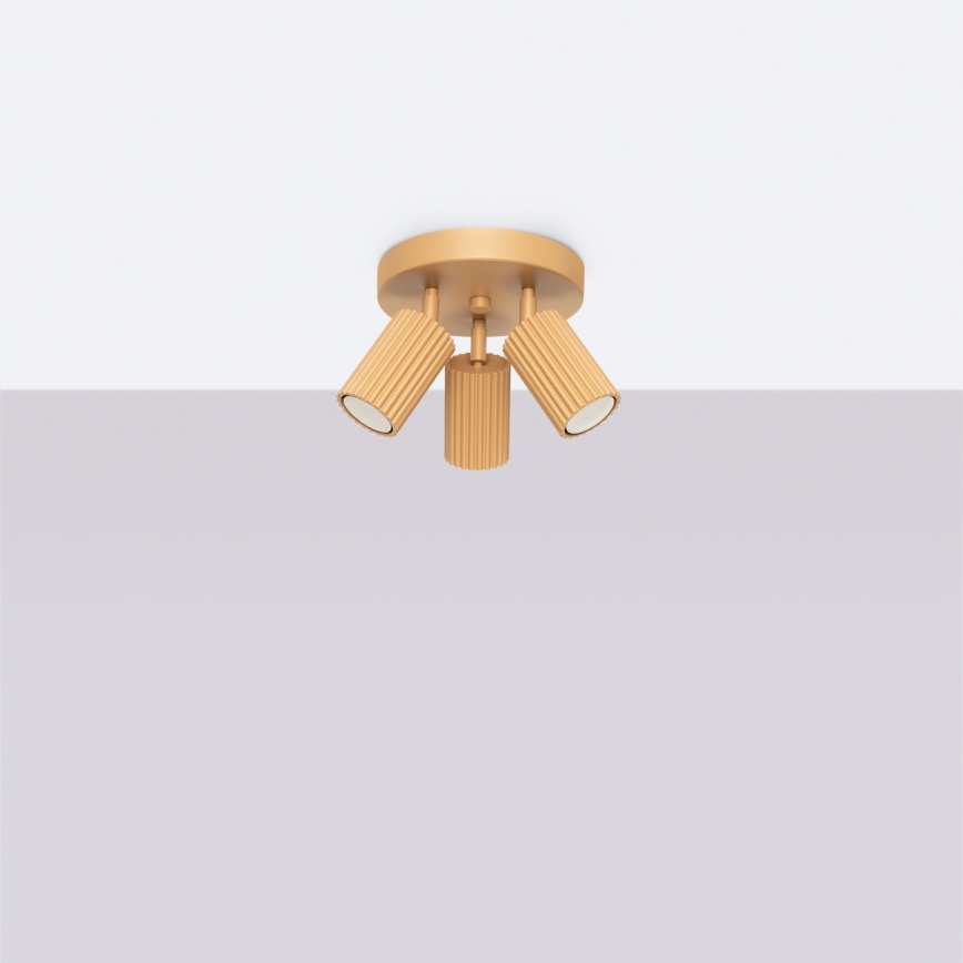 Brilagi - CRESTO LED spotlight 3xGU10/10W/230V gold