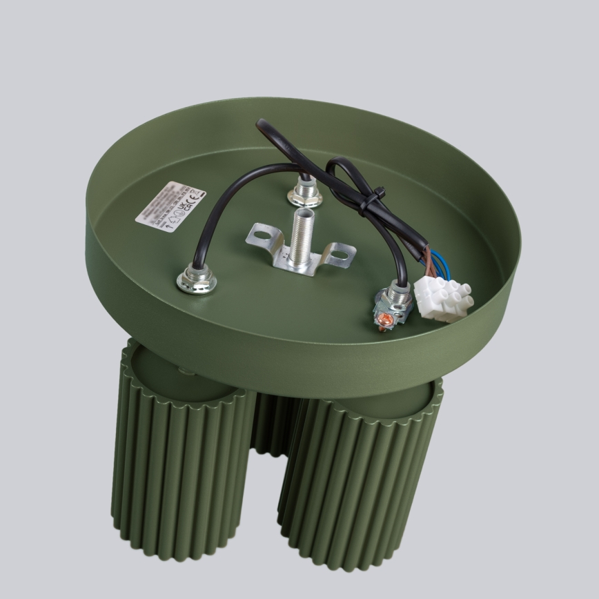 Brilagi - CRESTO LED Spotlight 3xGU10/10W/230V Green