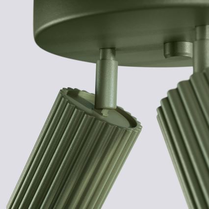 Brilagi - CRESTO LED Spotlight 3xGU10/10W/230V Green