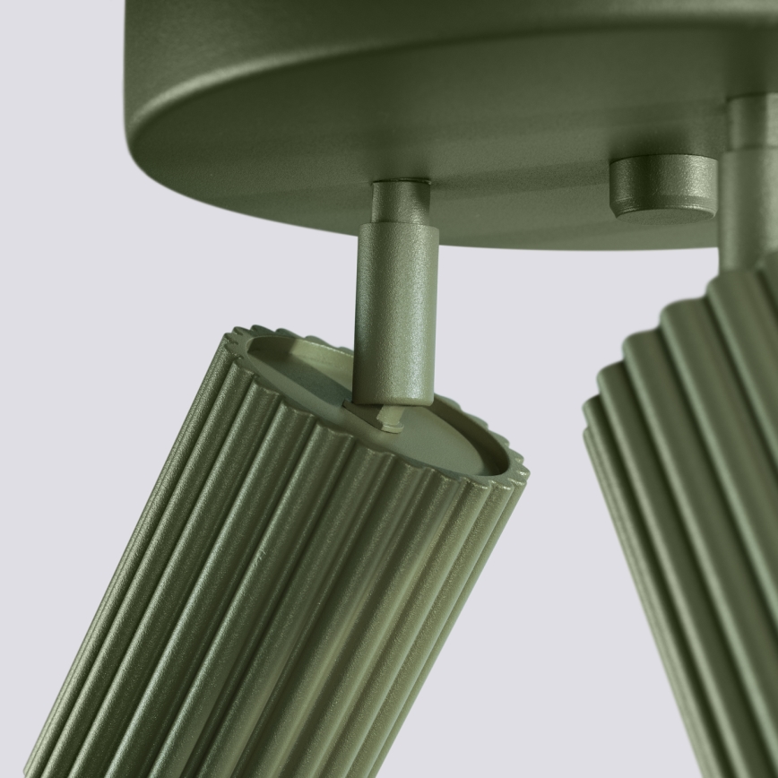 Brilagi - CRESTO LED Spotlight 3xGU10/10W/230V Green