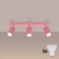 Brilagi - CRESTO LED Spotlight 3xGU10/10W/230V Pink