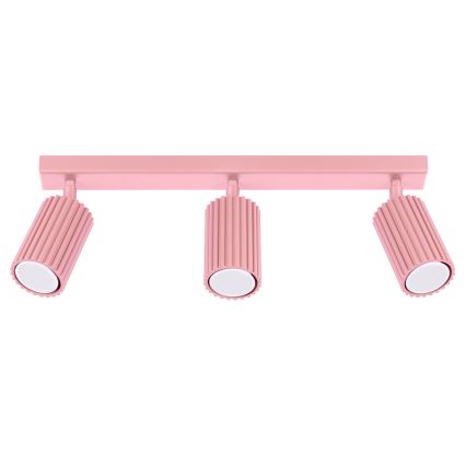 Brilagi - CRESTO LED Spotlight 3xGU10/10W/230V Pink