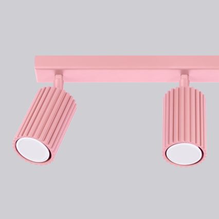 Brilagi - CRESTO LED Spotlight 3xGU10/10W/230V Pink