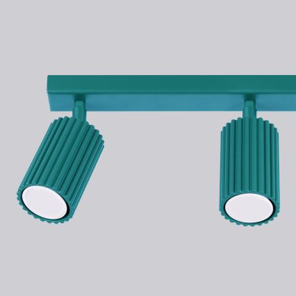 Brilagi - CRESTO LED spotlight 3xGU10/10W/230V turquoise